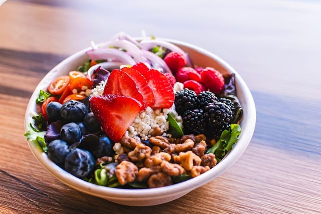 Berry Goat Cheese Salad
