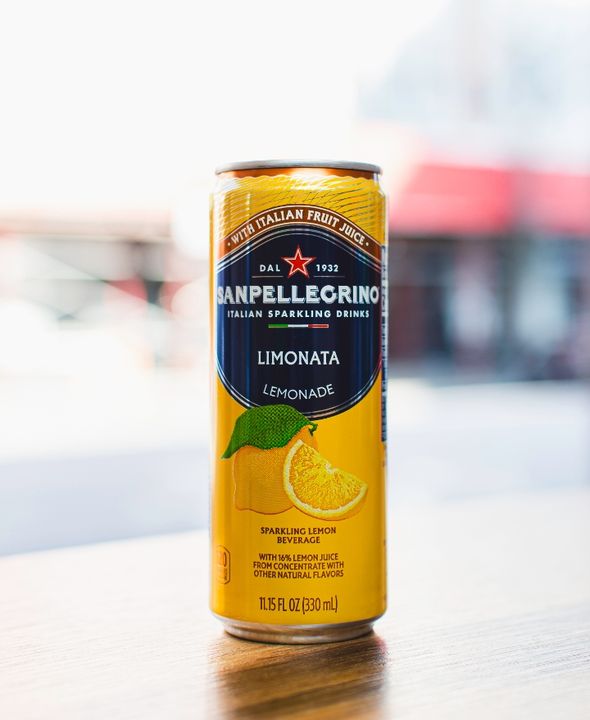 San Pellegrino sparkling water available at Salad House