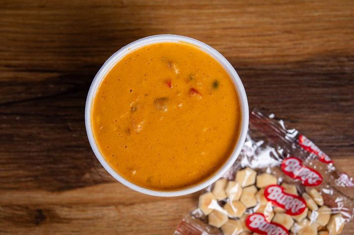 Baja Chicken Enchilada Soup with a smoky Mexican-inspired broth